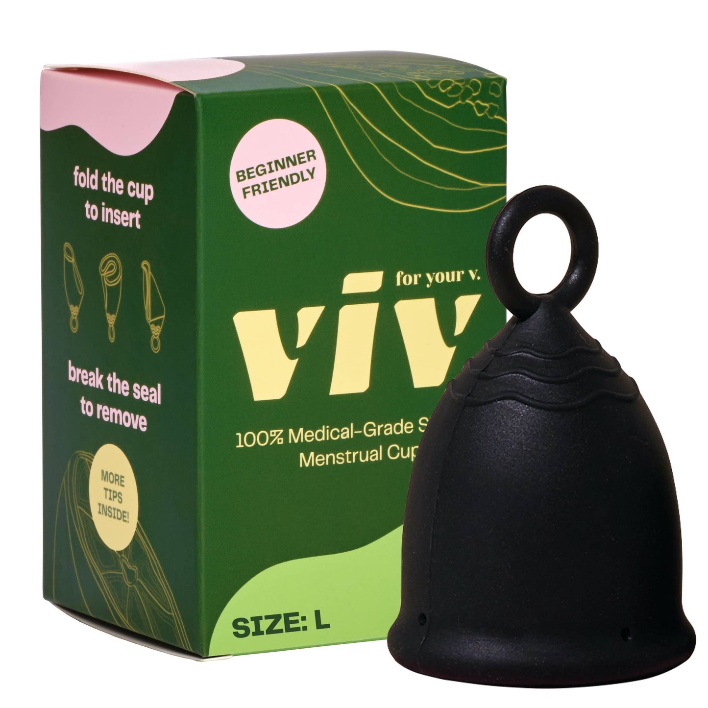 Viv Menstrual Cup - Reusable Silicone Period Cup