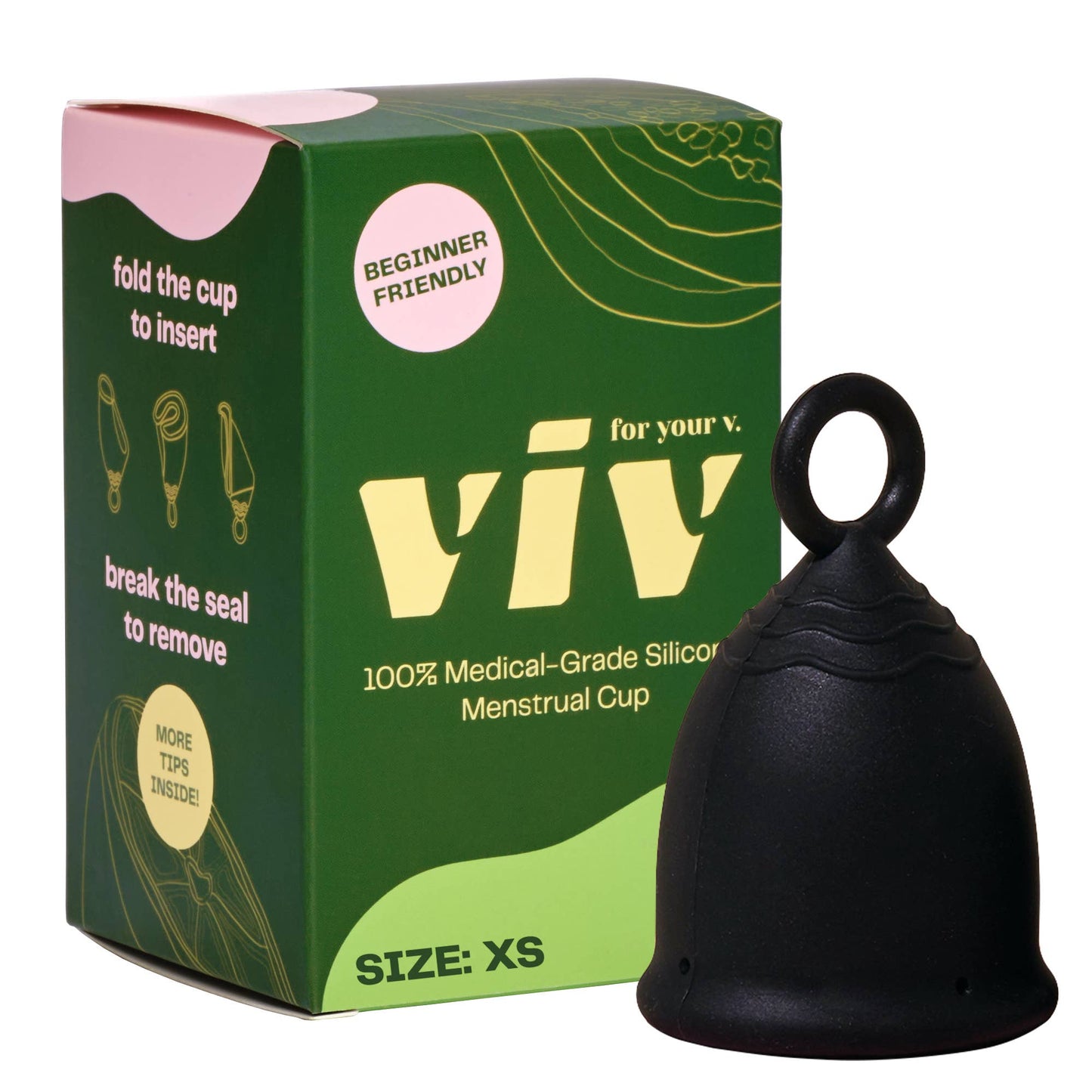 Viv Menstrual Cup - Reusable Silicone Period Cup